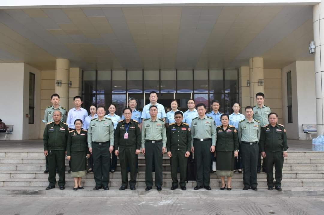 Đại diện quân đội Trung Quốc thăm và làm việc với nhiều đơn vị của Lào