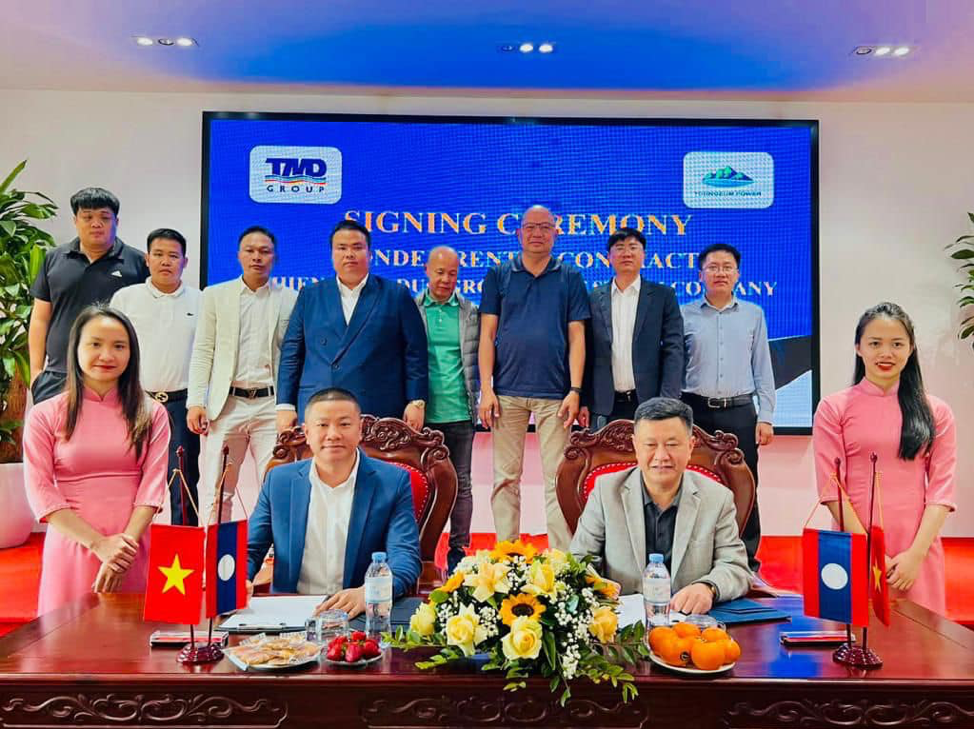 Nhà máy lọc dầu ở Lào hợp tác doanh nghiệp Việt Nam trong sử dụng cảng và kho chứa xăng dầu