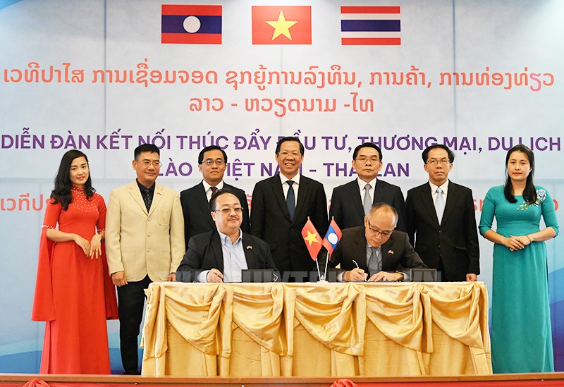 Kết nối, thúc đẩy hợp tác kinh tế Việt Nam – Lào – Thái Lan