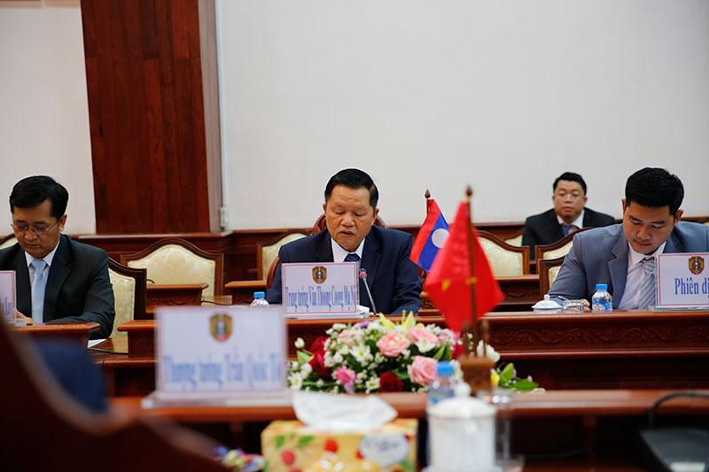 Hội đàm Cấp cao giữa Bộ Công an Việt Nam và Bộ Công an Lào -0