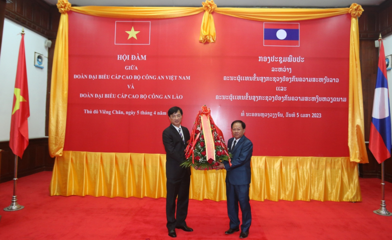 Triển khai hiệu quả các chương trình hành động, hợp tác giữa hai Bộ Công an Việt Nam – Lào