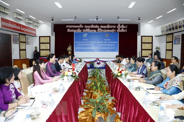 Viet Nam-Lao tang cuong hop tac giua hai Hoi Lien hiep Phu nu hinh anh 3