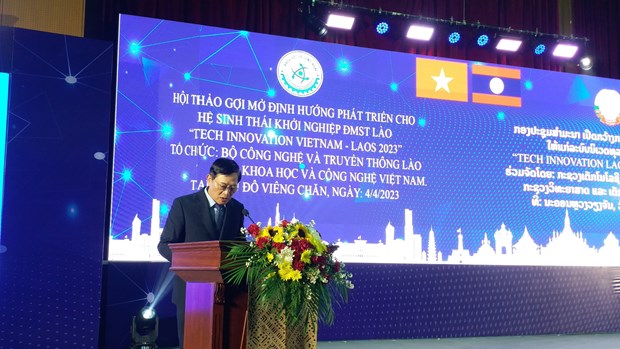 Khai mạc Diễn đàn Kết nối công nghệ và đổi mới sáng tạo Lào-Việt Nam