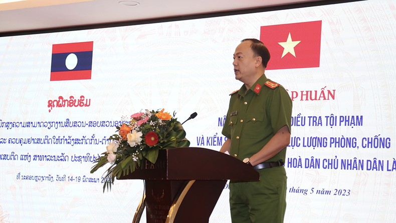 Nâng cao năng lực điều tra, kiểm soát ma túy cho lực lượng phòng, chống tội phạm ma túy Lào
