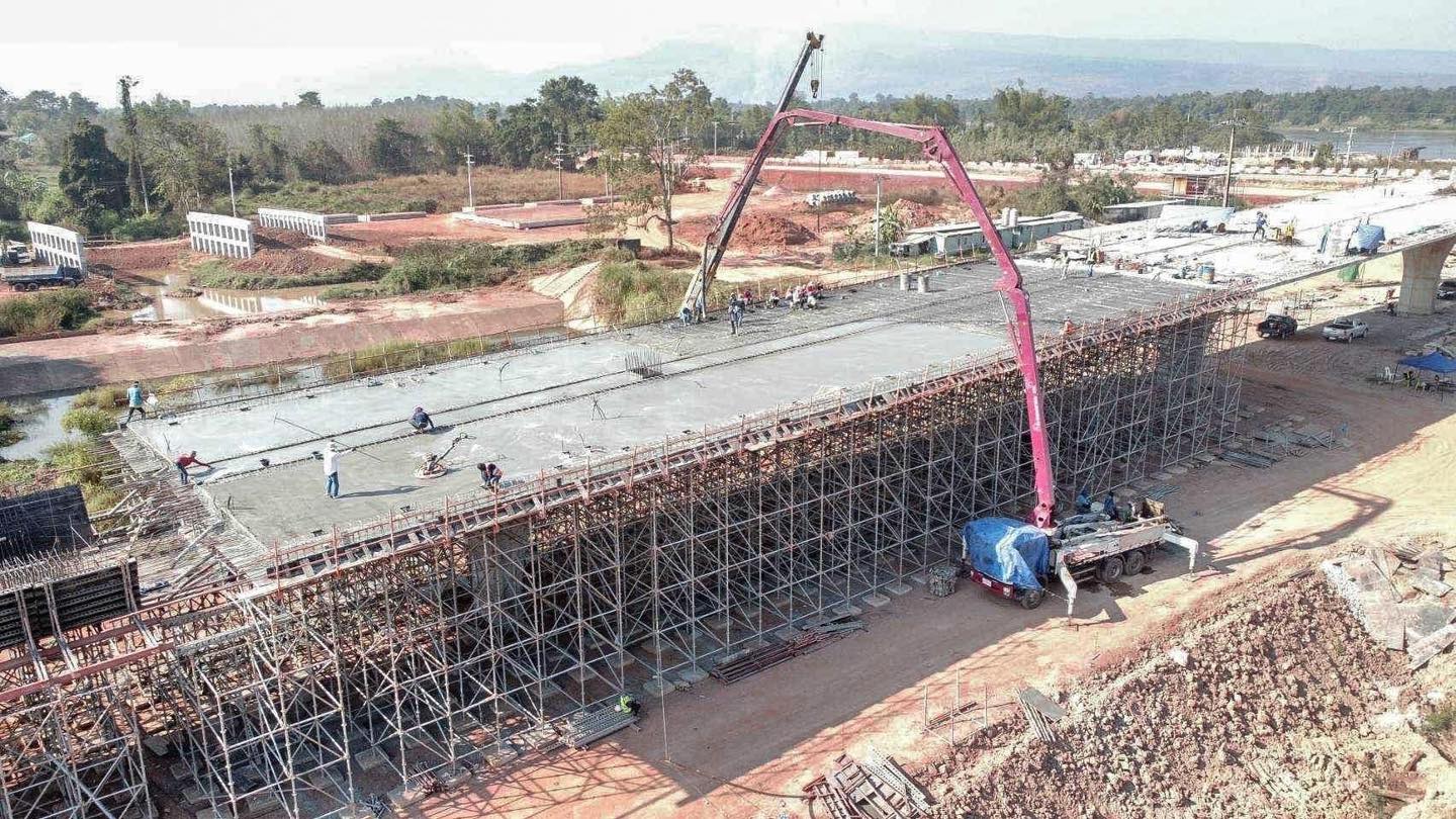 Cầu Hữu nghị Lào – Thái Lan số 5 dự kiến sẽ hoàn thành vào đầu năm 2024