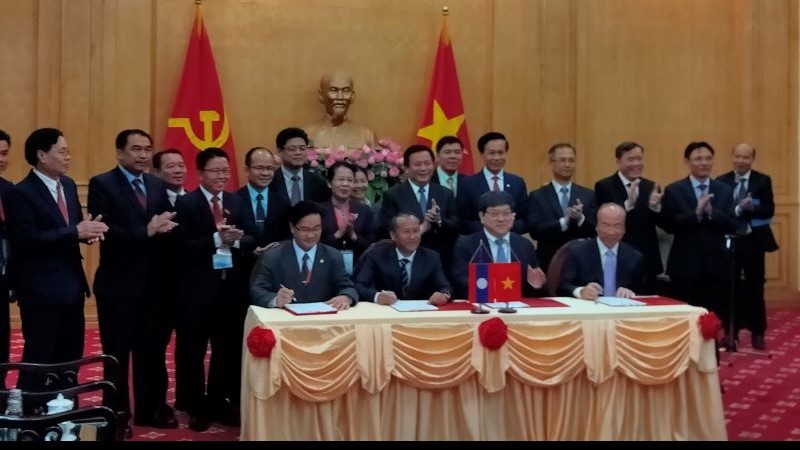 Quang cảnh tại buổi Lễ ký kết . 