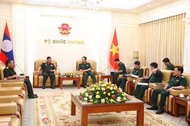 Hop tac Quoc phong Viet Nam-Lao tiep tuc duoc trien khai hieu qua hinh anh 1