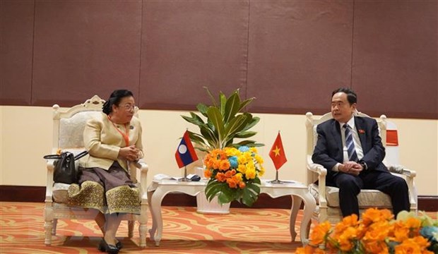 Pho Chu tich Thuong truc Quoc hoi tiep Doan dai bieu Quoc hoi Lao hinh anh 1