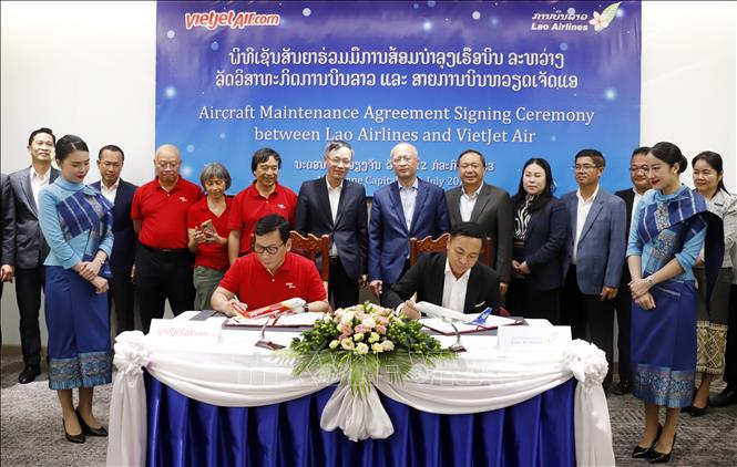 LaoAirlines ký thỏa thuận bảo dưỡng máy bay cho VietJet Air