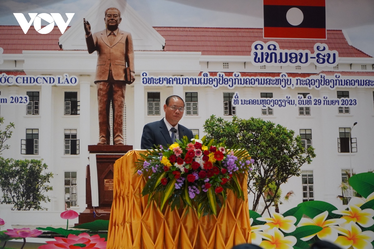 khánh thành học viện chính trị công an nhân dân lào hình ảnh 2 khanh thanh hoc vien chinh tri cong an nhan dan lao hinh anh 2