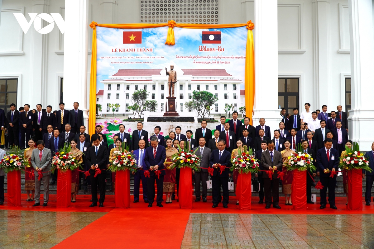 khánh thành học viện chính trị công an nhân dân lào hình ảnh 3 khanh thanh hoc vien chinh tri cong an nhan dan lao hinh anh 3
