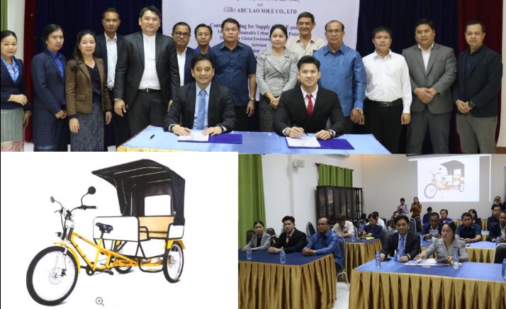 Lào đặt mua 150 xe ba bánh nhằm phát triển giao thông bền vững