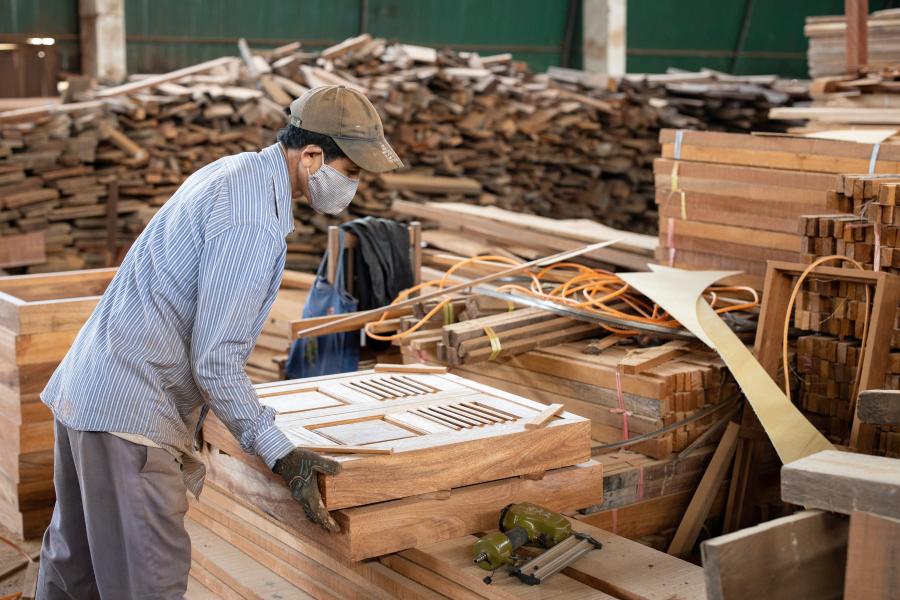 Lào thúc đẩy phát triển ngành chế biến gỗ