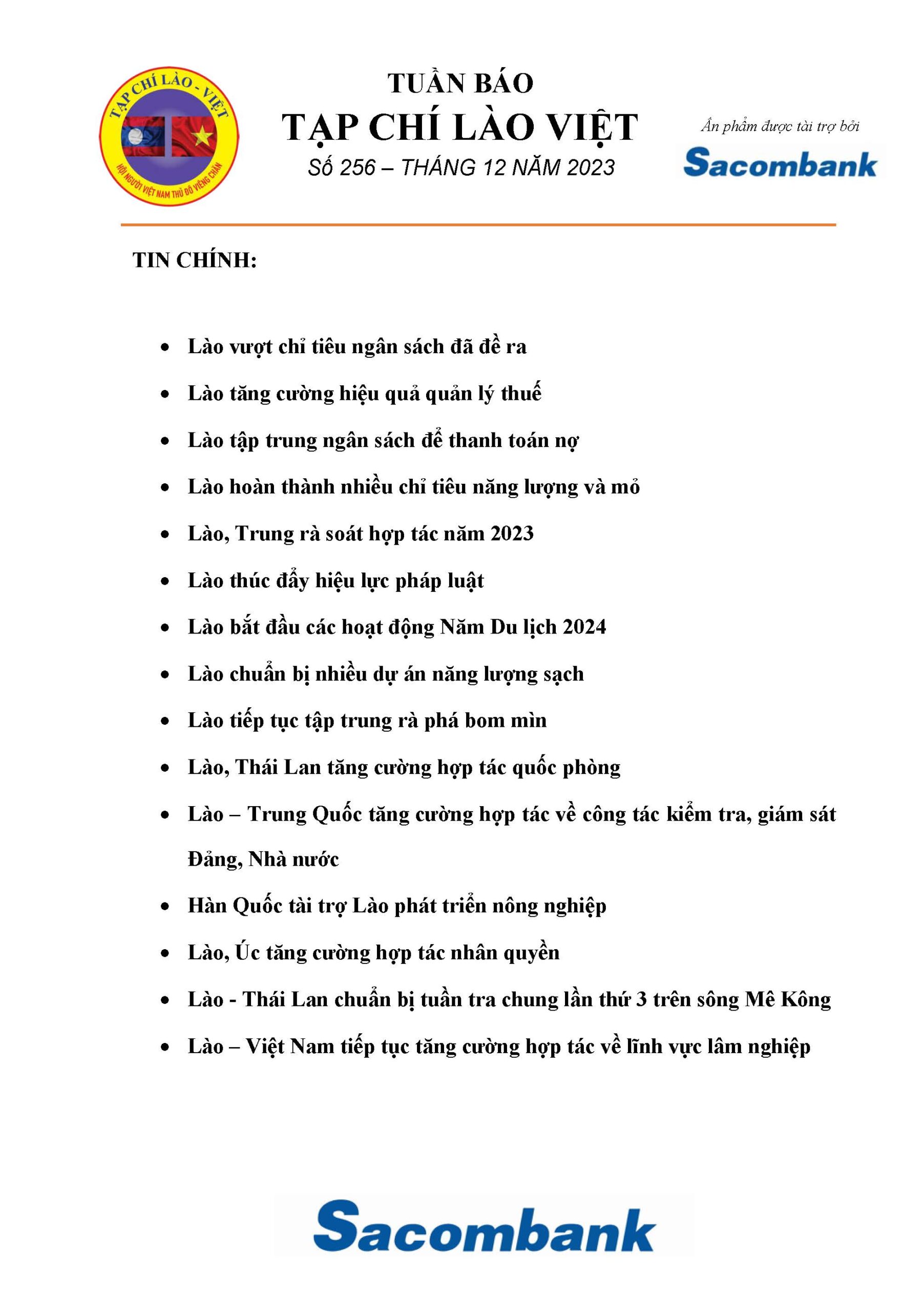 Tuần báo số 256