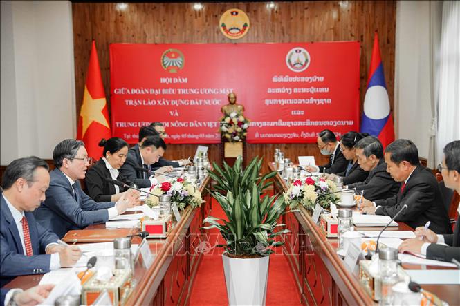 Hội Nông dân Việt Nam sẵn sàng trao đổi, chia sẻ kinh nghiệm với Lào