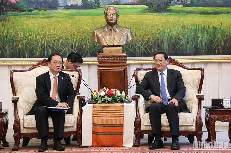 Việt Nam và Lào tăng cường hợp tác trong lĩnh vực khoa học công nghệ và đổi mới sáng tạo
