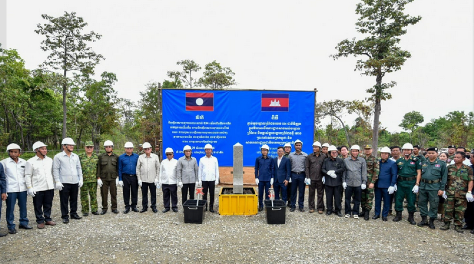 Lào – Campuchia phối hợp kiểm tra các cột mốc biên giới