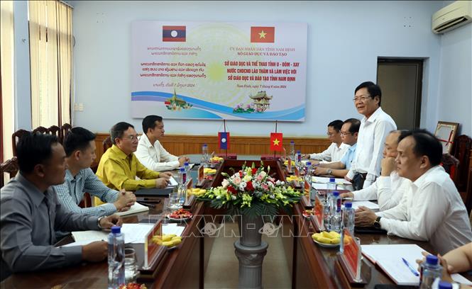 Nam Định và tỉnh U Đôm Xay hợp tác đào tạo nguồn nhân lực