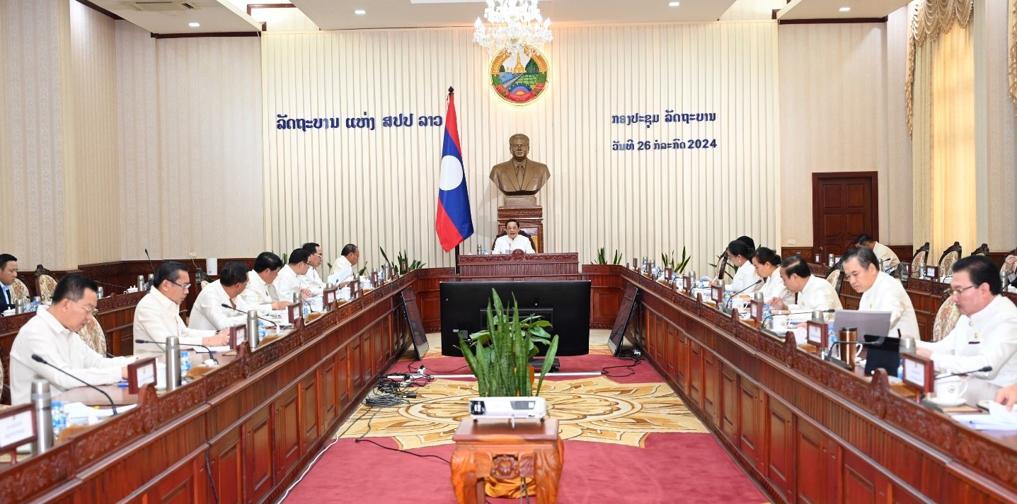 Kết quả phiên họp thường kỳ Chính phủ Lào tháng 7 năm 2024