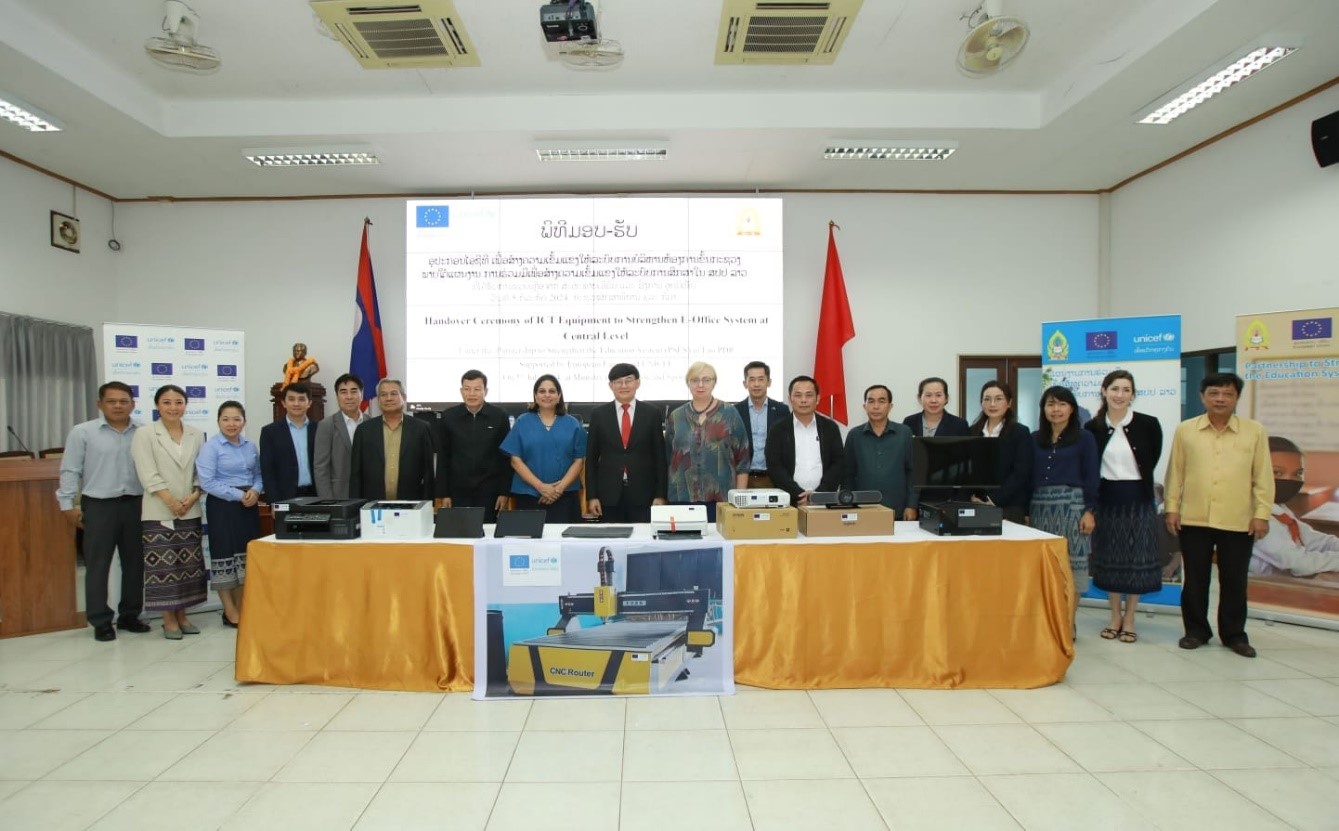 Liên minh Châu Âu – UNICEF cam kết hỗ trợ tăng cường hệ thống giáo dục Lào