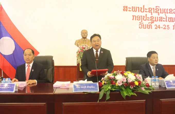 Phongsali xem xét, thông qua nhiều vấn đề quan trọng tại Kỳ họp thứ 7 của Hội đồng Nhân dân tỉnh khóa II