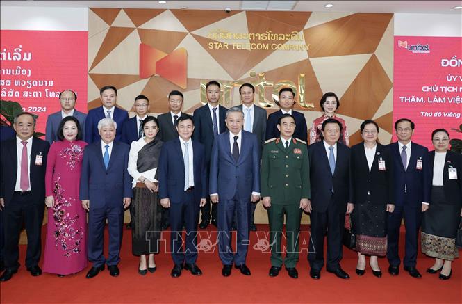 Chủ tịch nước Tô Lâm thăm và làm việc tại công ty Star Telecom