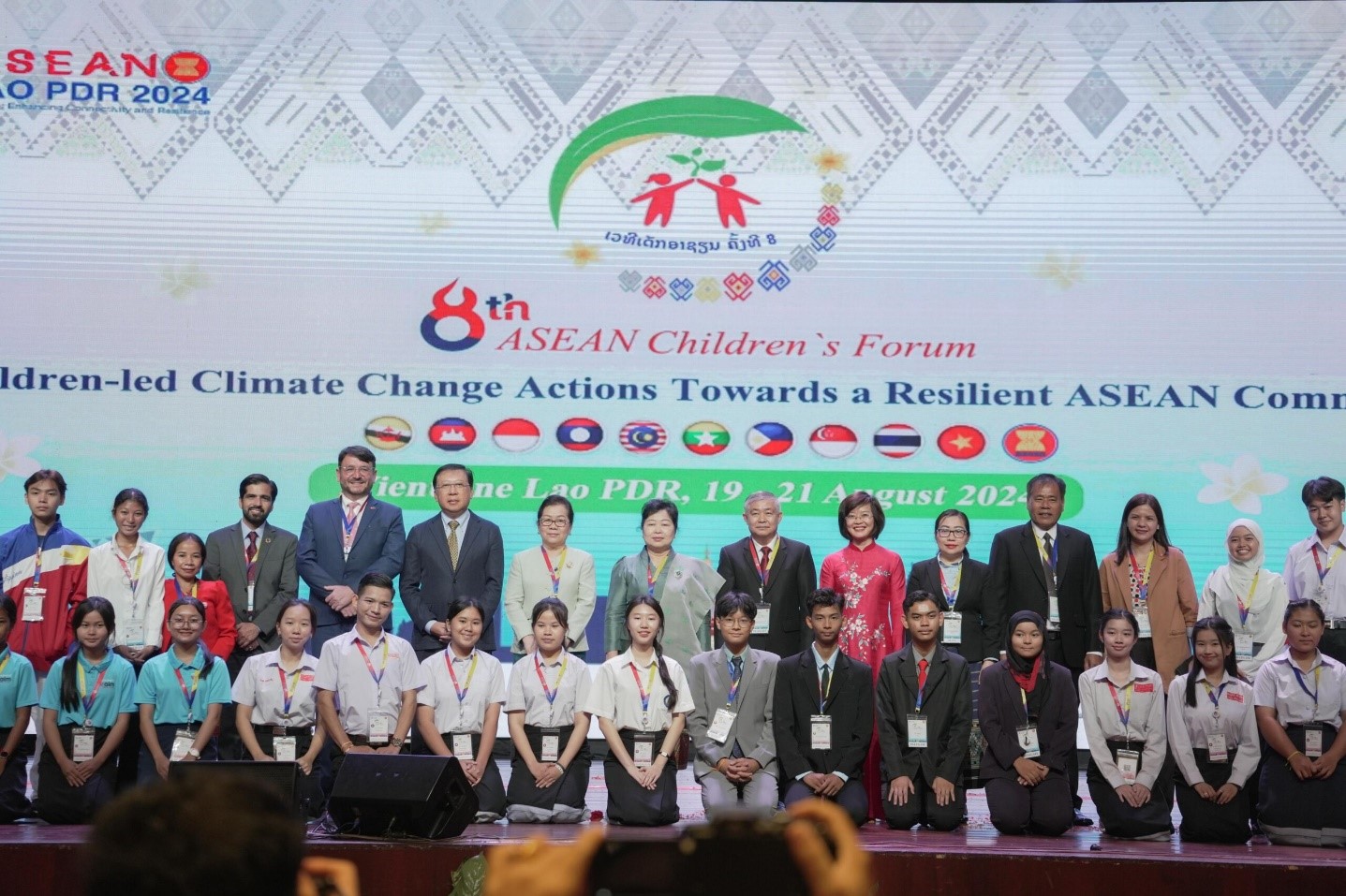 Diễn đàn Trẻ em ASEAN lần thứ 8 về vấn đề biến đổi khí hậu