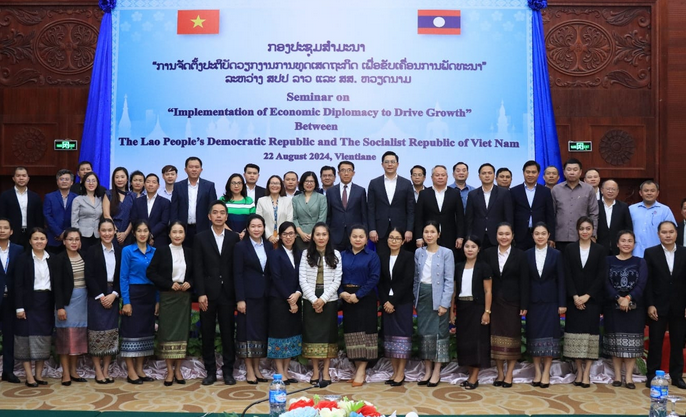 Lào – Việt Nam tăng cường công tác ngoại giao kinh tế để thúc đẩy phát triển
