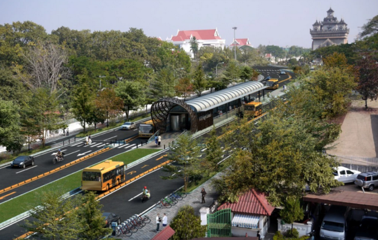 Dư luận xoay quanh Dự án xây dựng hệ thống xe buýt nhanh BRT tại Lào