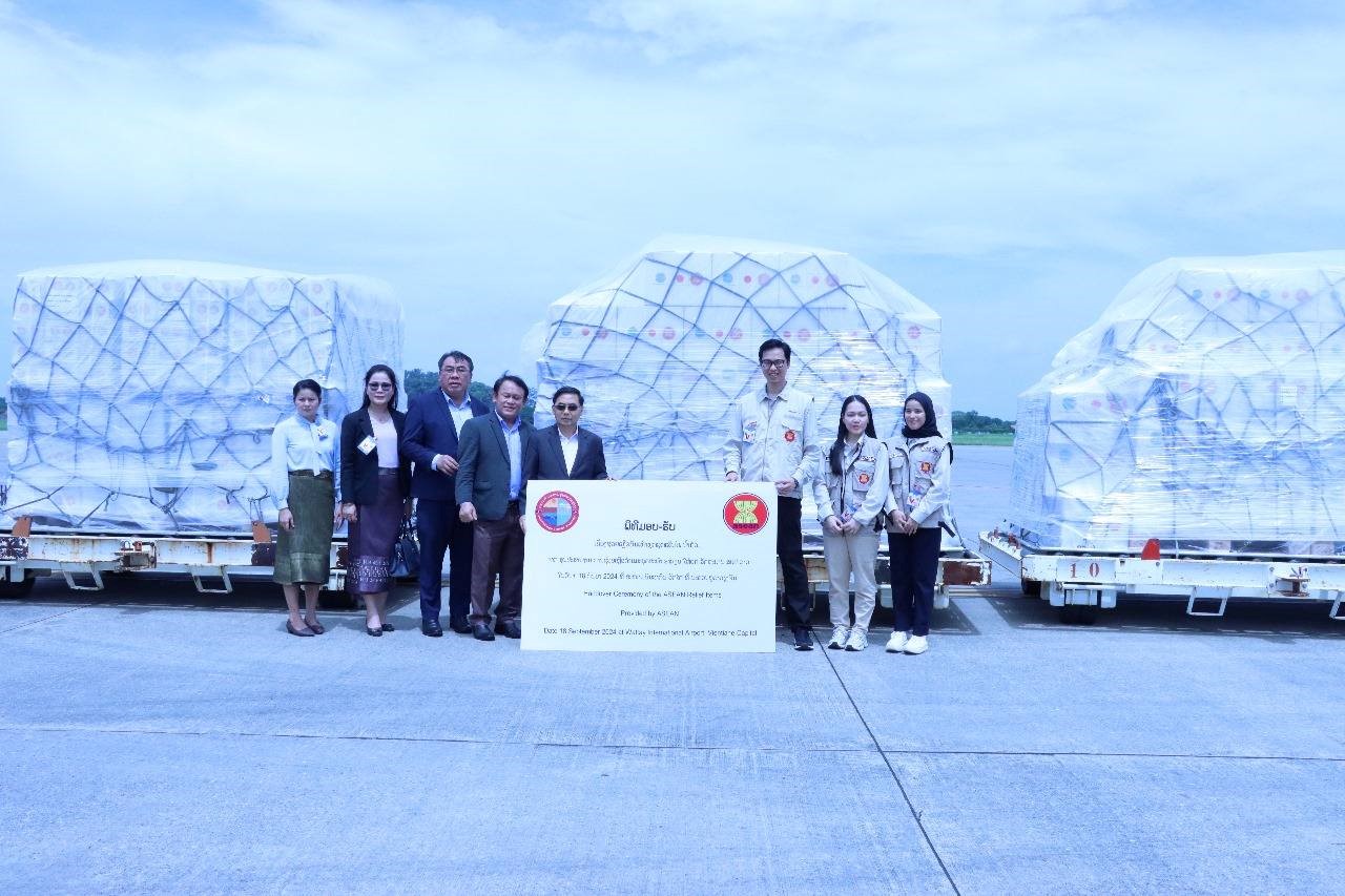 Trung tâm Điều phối ASEAN về Hỗ trợ nhân đạo trong thiên tai viện trợ Lào hơn 160 nghìn USD