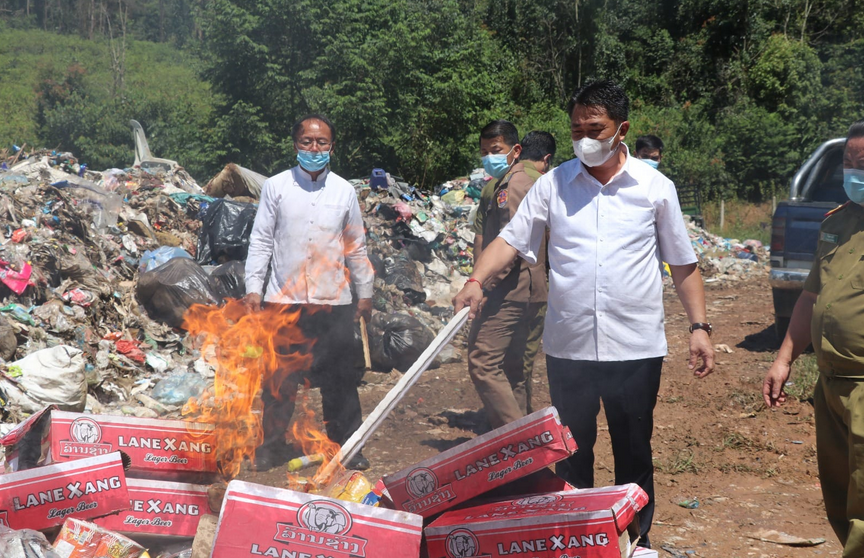 Xaysomboun đẩy mạnh công tác quản lý hàng hóa trên địa bàn tỉnh