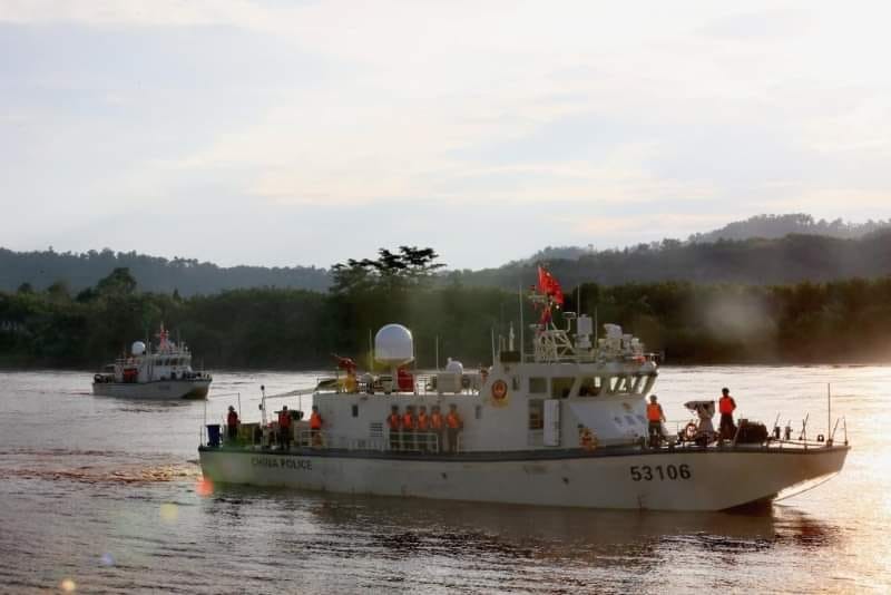 Tuần tra chung giữa Trung Quốc, Lào, Thái Lan và Myanmar lần thứ 145 diễn ra thành công