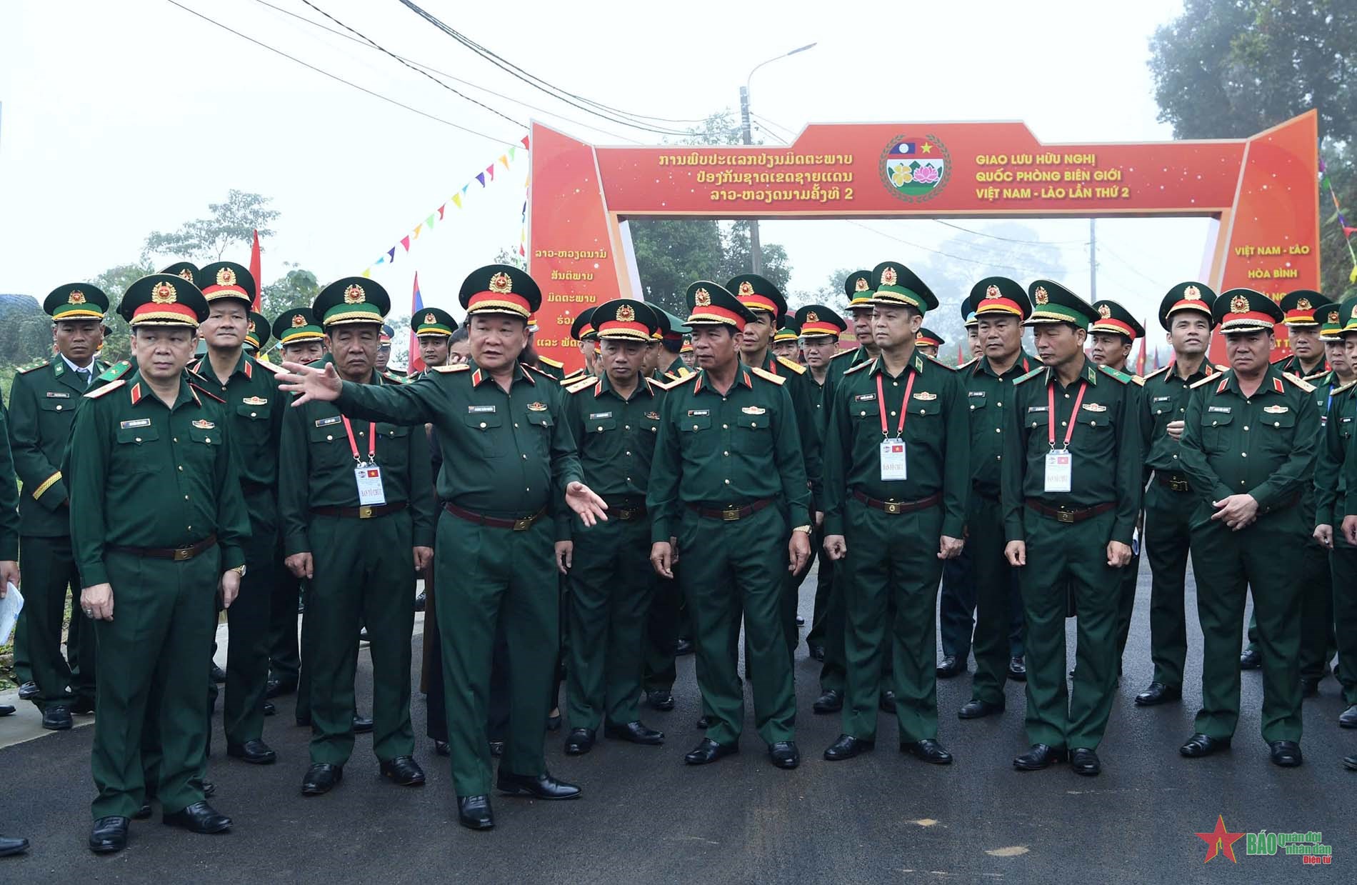 Tổng duyệt Giao lưu hữu nghị quốc phòng biên giới Việt Nam - Lào lần thứ hai