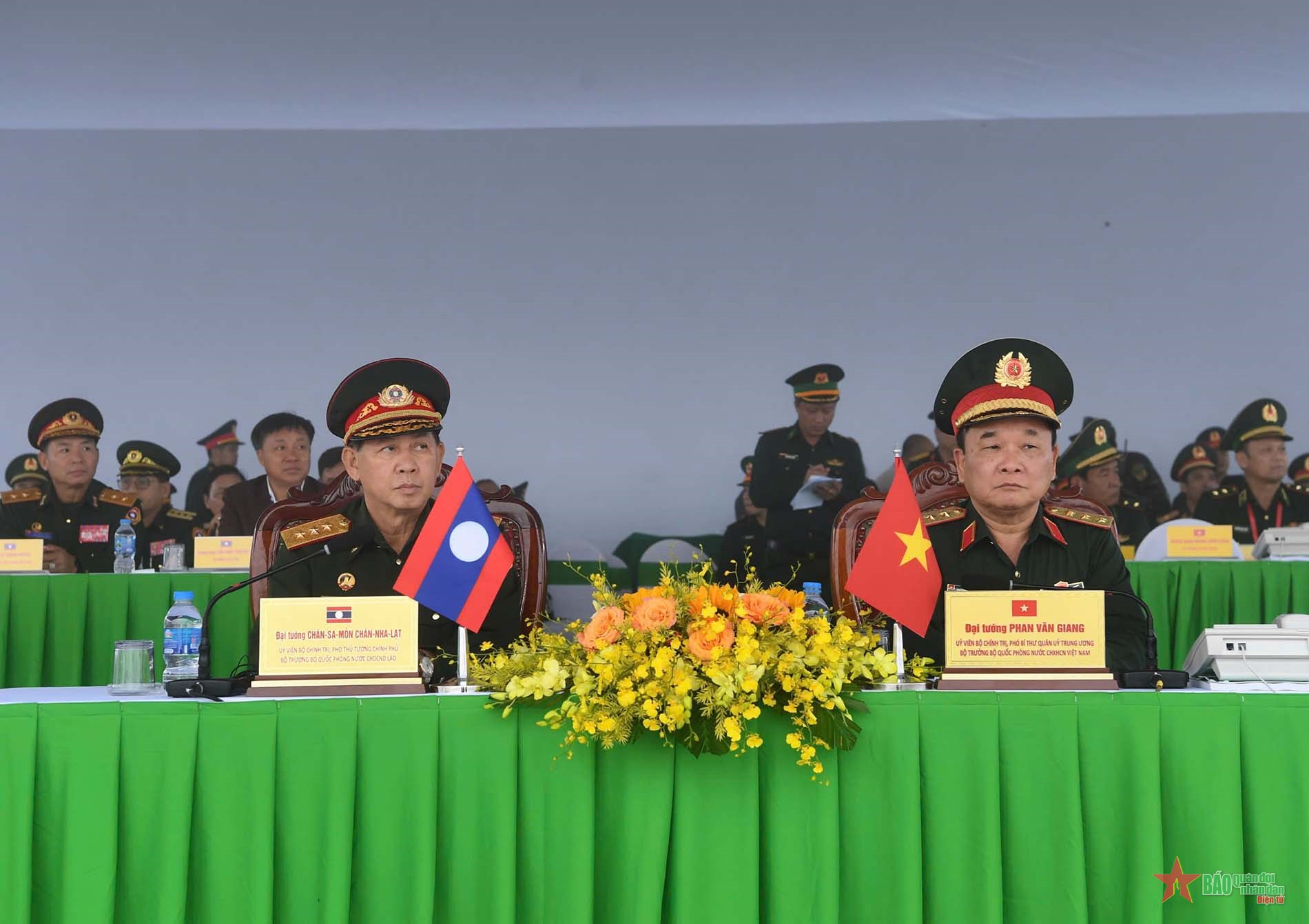 Tổng duyệt Giao lưu hữu nghị quốc phòng biên giới Việt Nam - Lào lần thứ hai