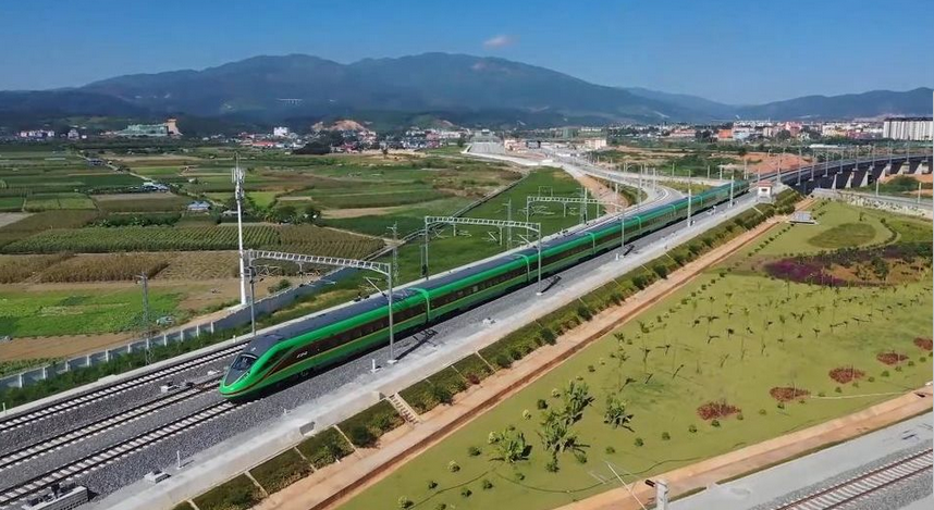 Hơn 60.000 chuyến tàu hoạt động trên tuyến đường sắt Lào – Trung Quốc