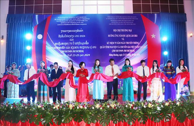 Khai mạc Hội chợ Thương mại Việt Nam – Lào năm 2024