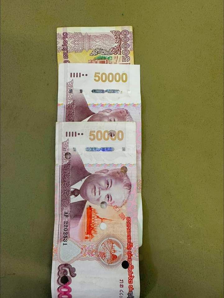 Ngân hàng Nhà nước Lào cảnh báo về hành vi cắt viền tiền Kip và kêu gọi người dân sử dụng đúng cách