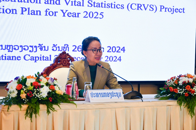 Lào tổng kết công tác đăng ký và thống kê hộ tịch toàn quốc