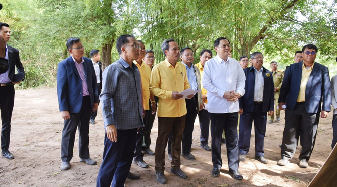 Thủ tướng Lào kiểm tra công tác chuẩn bị xây dựng Dự án Cầu Hữu nghị Lào – Thái số 6