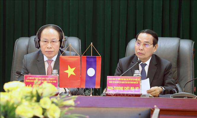 Phó Chủ tịch nước Lào thăm và làm việc tại thành phố Hải Phòng