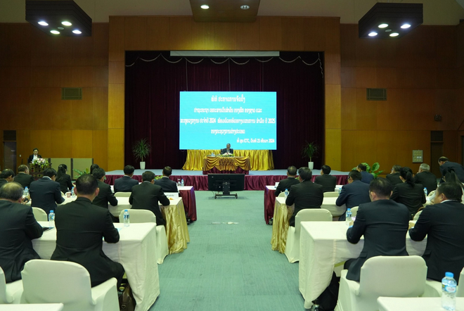 Ngành ngoại giao Lào tổng kết hoạt động công tác năm 2024 và đề ra phương hướng kế hoạch năm 2025