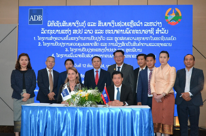 Chính phủ Lào ký hiệp định vay vốn cho 4 dự án