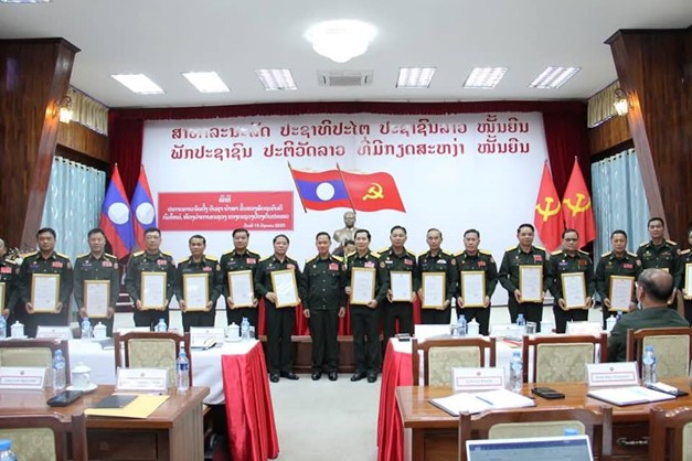 Bộ Quốc phòng Lào bổ nhiệm, thuyên chuyển lãnh đạo – chỉ huy một số đơn vị