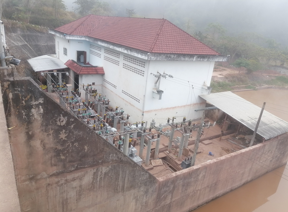 Lãnh đạo Bộ Năng lượng và Mỏ thị sát việc cải tạo Dự án đập thủy điện Namtha 3