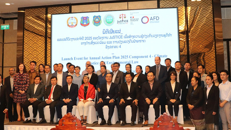 Pháp hỗ trợ 4 triệu Euro nhằm nâng cao luật môi trường tại Lào