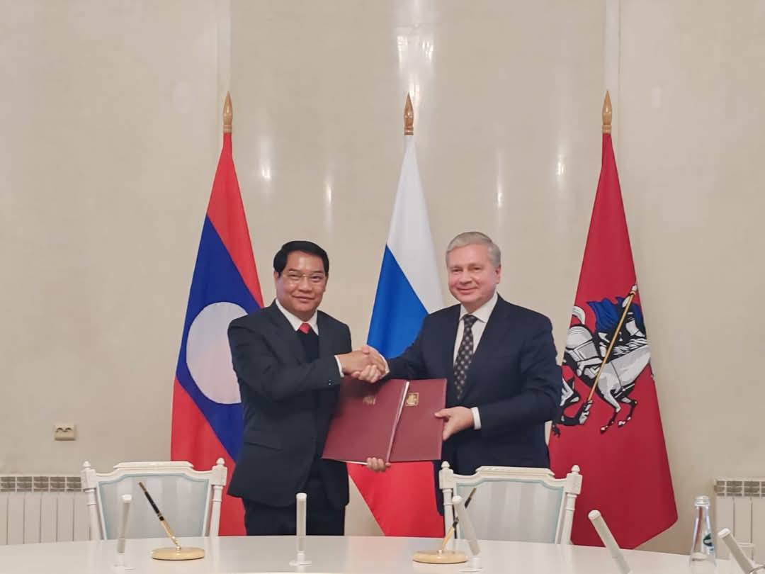 Viêng Chăn và Moscow, Nga ký kết chương trình hợp tác giai đoạn 2025-2028