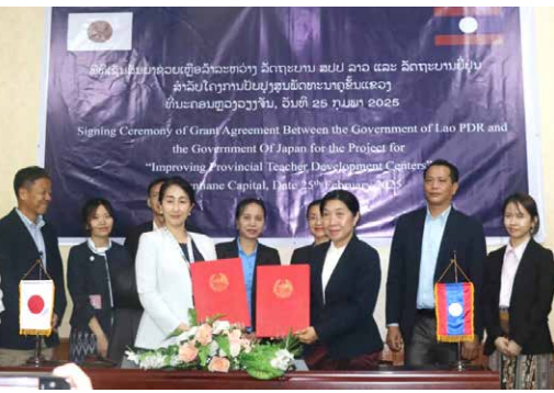 Nhật Bản tài trợ hơn 8,2 triệu USD nâng cao năng lực đào tạo giáo viên tại Lào