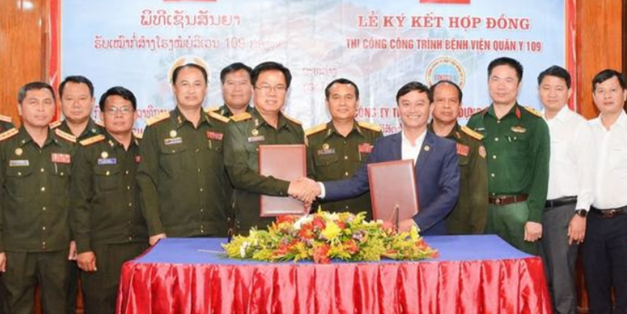 Công ty COECCO Lào trúng thầu xây dựng Bệnh viện Quân y 109