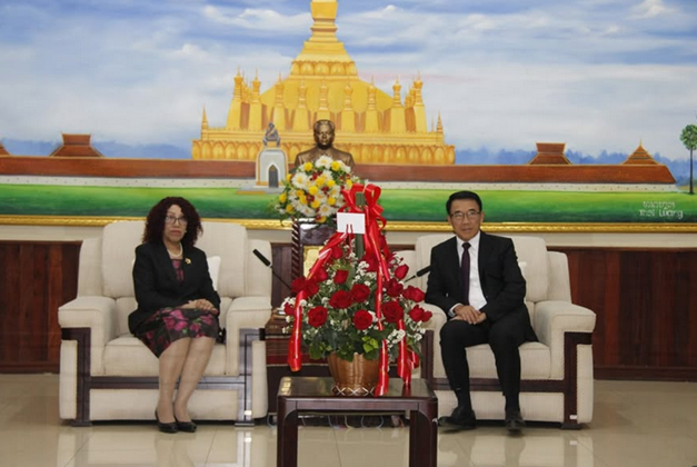 Đại sứ Cuba tại Lào chúc mừng kỷ niệm 70 năm thành lập Đảng Nhân dân Cách mạng Lào