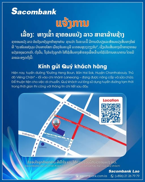 Nâng cấp tuyến đường Heng Boun, lưu ý di chuyển